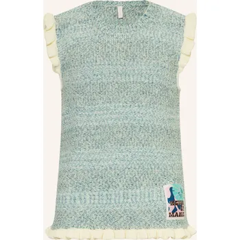 Zimmermann Dívčí Pletený Top Patience S Volánky, krémová /...