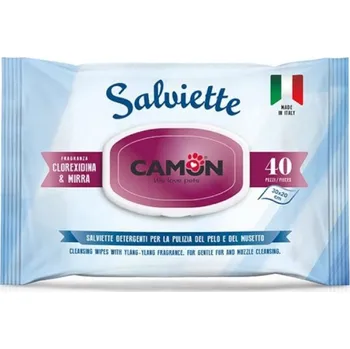 Kosmetika pro psa Camon Vlhčené ubrousky Myrha 30 x 20 cm 40 ks