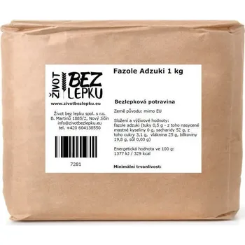 Luštěnina Život bez lepku Fazole adzuki 1 kg
