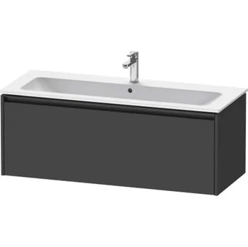Koupelnový nábytek Duravit Ketho.2 - Umyvadlová skříňka 44x121x48 cm, 1 zásuvka, grafit mat K25065049490000