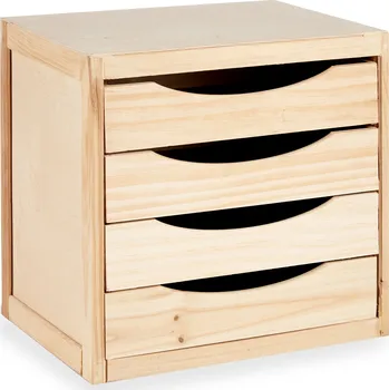 Příborník do zásuvky Kipit Dřevěný organizér MINI, 3 zásuvky, 38,5 x 30 x 37,4 cm