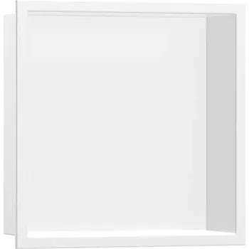 Koupelnový nábytek Hansgrohe XtraStoris Original - Výklenek do stěny s rámem, 30x30x7 cm, matná bílá 56093700