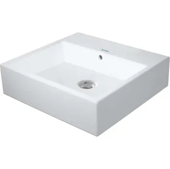 Umyvadlo Duravit Vero Air - Umývátko 45x35 cm, s přepadem, bez otvoru pro baterii, bílá 0724450060