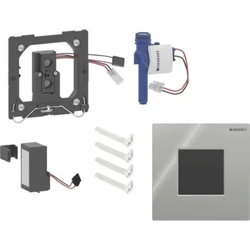 Splachovací tlačítko Geberit - Elektronické ovládání splachování pisoárů typ 01, bateriové napájení, Bluetooth, chrom 116.094.21.1