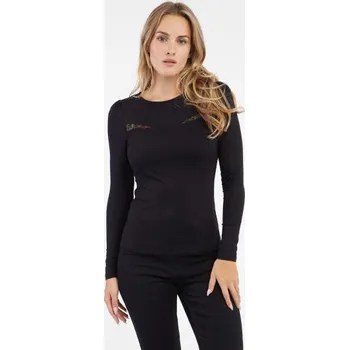 Černé dámské tričko s krajkou