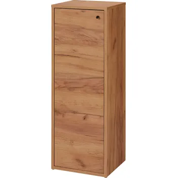 Šatní skříň Livarno Verona Vysoká skříň 40 cm dub, černá