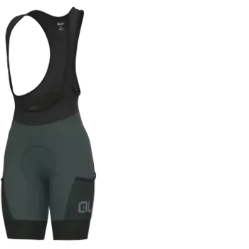 Cyklistické kalhoty Alé Off Road Gravel dámské cyklistické kraťasy Green Wood vel. M