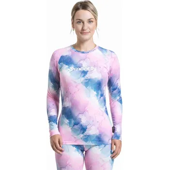 Dámské termo tričko Meatfly Capa růžová/modrá M