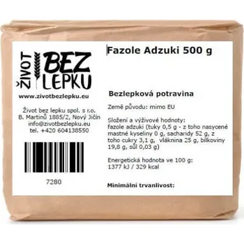 Příloha Život bez lepku Fazole adzuki 500 g