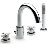 Roca Loft - Baterie na okraj vany, 4-otvorová instalace, chrom A5A0943C00