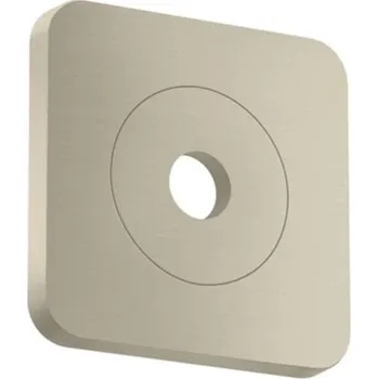 Vodovodní baterie Axor Citterio C - Krycí rozeta 12x12 cm, kartáčovaný nikl 28801820