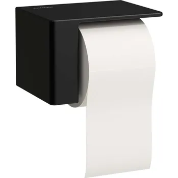 Laufen VAL - Držák toaletního papíru s krytem, matná černá H8722807160001