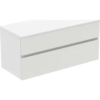 Nábytek Ideal Standard Finesse - Umyvadlová skříňka, 120x51x56 cm, 2 zásuvky, matná bílá E3431Y1