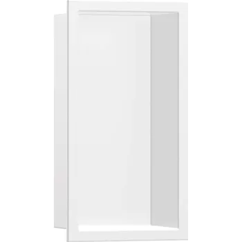 Koupelnový nábytek Hansgrohe XtraStoris Original - Výklenek do stěny s rámem, 30x15x10 cm, matná bílá 56057700