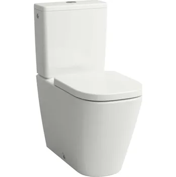 Laufen Meda - WC kombi mísa, vario odpad, zadní napouštění, Rimless, LCC, bílá H8241114000001