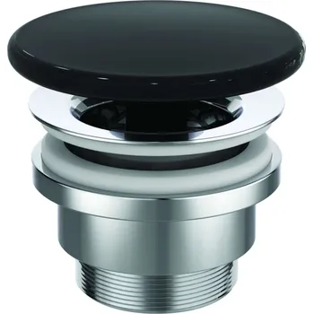 Sifon Ideal Standard Ipalyss - Neuzavíratelná výpusť, lesklá černá E2114V2
