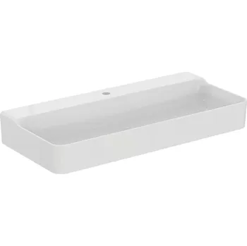 Umyvadlo Ideal Standard Conca Ceram - Umyvadlo na desku 100x45 cm, bez přepadu, otvor pro baterii, bílá T383501