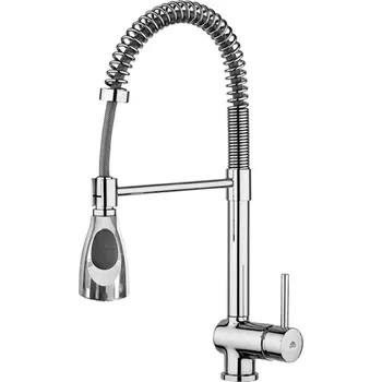 Vodovodní baterie Paffoni Stick - Dřezová baterie s flexibilním ramenem, chrom SK177CR