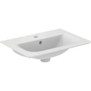 Umyvadlo Ideal Standard Connect Air - Nábytkové umyvadlo 54x38x16 cm, s přepadem, 1 otvor pro baterii, Ideal Plus, bílá E0296MA