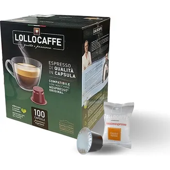 Kávové kapsle Lollo caffé Classico Espresso do NESPRESSO® 100 kusů
