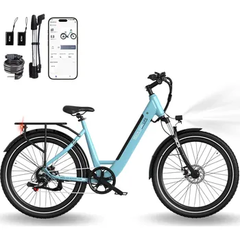 RCB Elektrokolo 27.5", 13Ah baterie, dojezd 50 km, APP a NFC – RCB G6 MODRÁ 2025