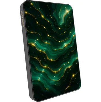 Powerbanka Picasee Powerbanka s MagSafe 5 000 mAh Šedá - Emerald