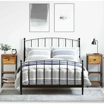 Ložnice Noční skříňka se zásuvkou 2 pcs Hnědá 33,5 x 36 x 70 cm