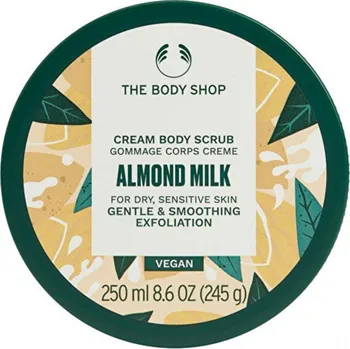 Tělový peeling The Body Shop Almond Milk Body Scrub - Tělový peeling pro suchou a citlivou pokožku 250 ml