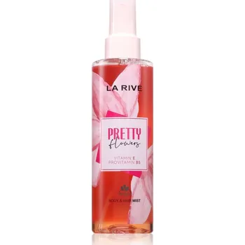Tělový sprej La Rive Pretty Flowers Body & Hair Mist parfémovaný sprej na tělo a vlasy pro ženy 200 ml