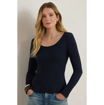 Pánské tričko Tričko s dlouhým rukávem Lauren Ralph Lauren 200980145 námořnická modř 59X, vel. L