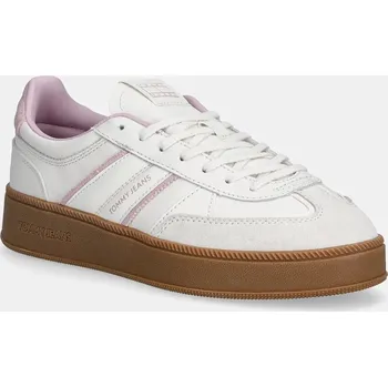Pánská obuv Tenisky Tommy Jeans THE GREENWICH EDGE FLATFORM EN0EN02900 bílá 00A, EUR 42