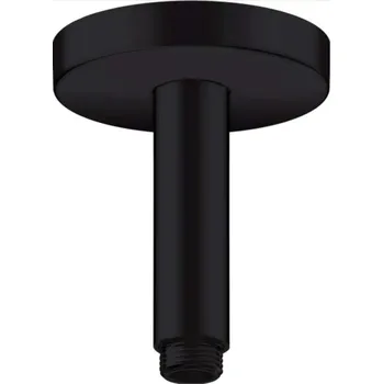 Tyč na sprchový závěs Axor Sprchový program - Sprchové rameno stropní, 10 cm, matná černá 26432670