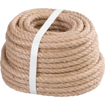 Železářství Lano Strend Pro Premium, jutové, přírodní, 8 mm, stáčené, L-20 m 432360