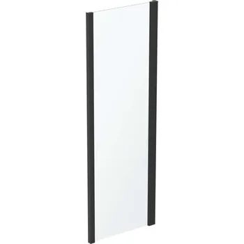 Ideal Standard Connect 2 - Pevná boční stěna 90 cm, černá/čiré sklo K9374V3
