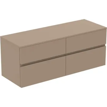 Nábytek Ideal Standard Finesse - Umyvadlová skříňka, 140x51x56 cm, 4 zásuvky, Matt Greige E3441UP