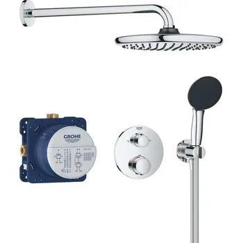 Sprchový set Grohe Precision - Sprchový set s termostatem pod omítku, průměr 25 cm, chrom 34883000