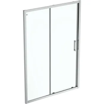 Sprchové dveře Ideal Standard Connect 2 - Posuvné sprchové dveře, dvoudílné, 115 cm, silver bright/čiré sklo K9276EO