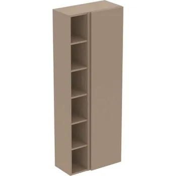 Nábytek Ideal Standard Finesse - Vysoká skříňka 60x30x160 cm, 1 dvířka, panty vpravo, Matt Greige E3442UP