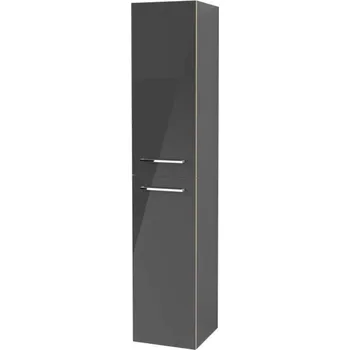 Koupelnový nábytek Villeroy & Boch Avento - Skříňka vysoká, 35x176x37 cm, 2 dvířka, Crystal Grey A89401B1