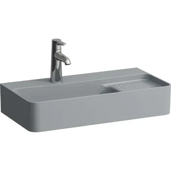 Laufen VAL - Umývátko, 60x31 cm, bez přepadu, otvor pro baterii, grafit H8152857581041