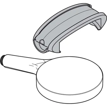 Hansgrohe - Náhradní sprcha s adaptérem Allrounder, chrom 93829000