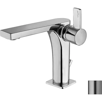 Vodovodní baterie Paffoni Rock - Umyvadlová baterie s výpustí, nerez RO075ST