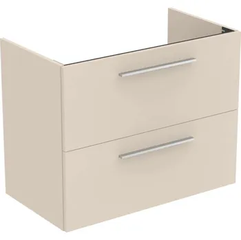 Nábytek Ideal Standard i.Life A - Skříňka pod umyvadlo, 80x44x63 cm, 2 zásuvky, matná písková T5256NF