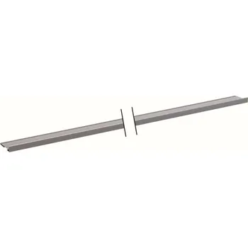 Odvodňovací žlab Geberit Příslušenství - Sběrný profil pro sprchový odtok ve stěně, 1150 mm, kartáčovaná nerez 154.340.FW.1