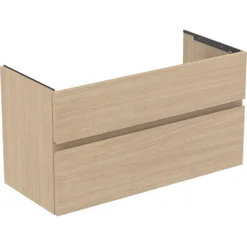 Nábytek Ideal Standard Finesse - Umyvadlová skříňka, 100x44x55 cm, 2 zásuvky, bílý dub E3388US