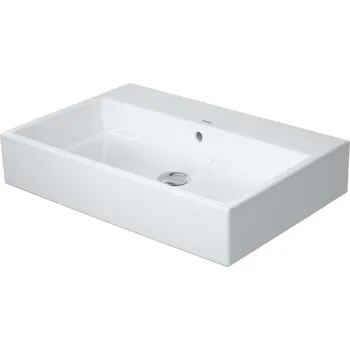 Umyvadlo Duravit Vero Air - Umyvadlo nábytkové 70x47 cm, s přepadem, bez otvoru pro baterii, WonderGliss, bílá 23507000281