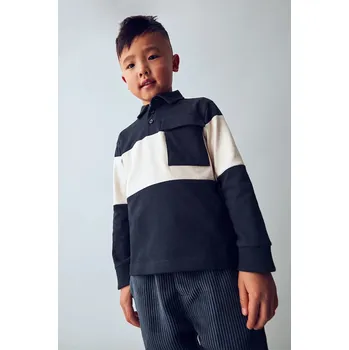 Dívčí tričko Bavlněné tričko s dlouhým rukávem Mayoral 4121.5F.Mini.9BYA námořnická modř 59X, vel. 98