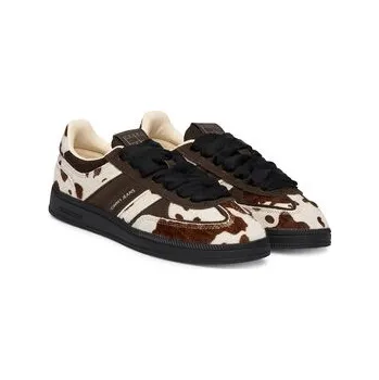 Dámská obuv Sneakersy Tommy Jeans The Greenwich Edge Calf Hair EN0EN03007 Hnědá 39