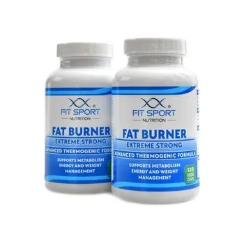 FitSport Nutrition - Fat Burner extreme strong 2 x 120 vege kapslí DUOPACK