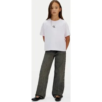 Pánské oblečení Calvin Klein Jeans T-Shirt Logo IG0IG02136 Růžová Boxy Fit 12Y